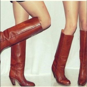 1970 Frye tall leather boots women’s size 7.5